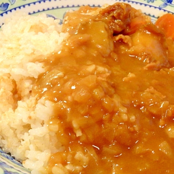 キャベツ入りカレーライス